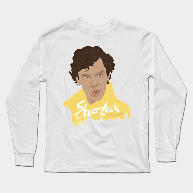 Sherlock Long Sleeve T-Shirt by rjartworks